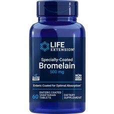 Life Extension Specially-Coated Bromelain, 60 enteric coated vegetarian tablets